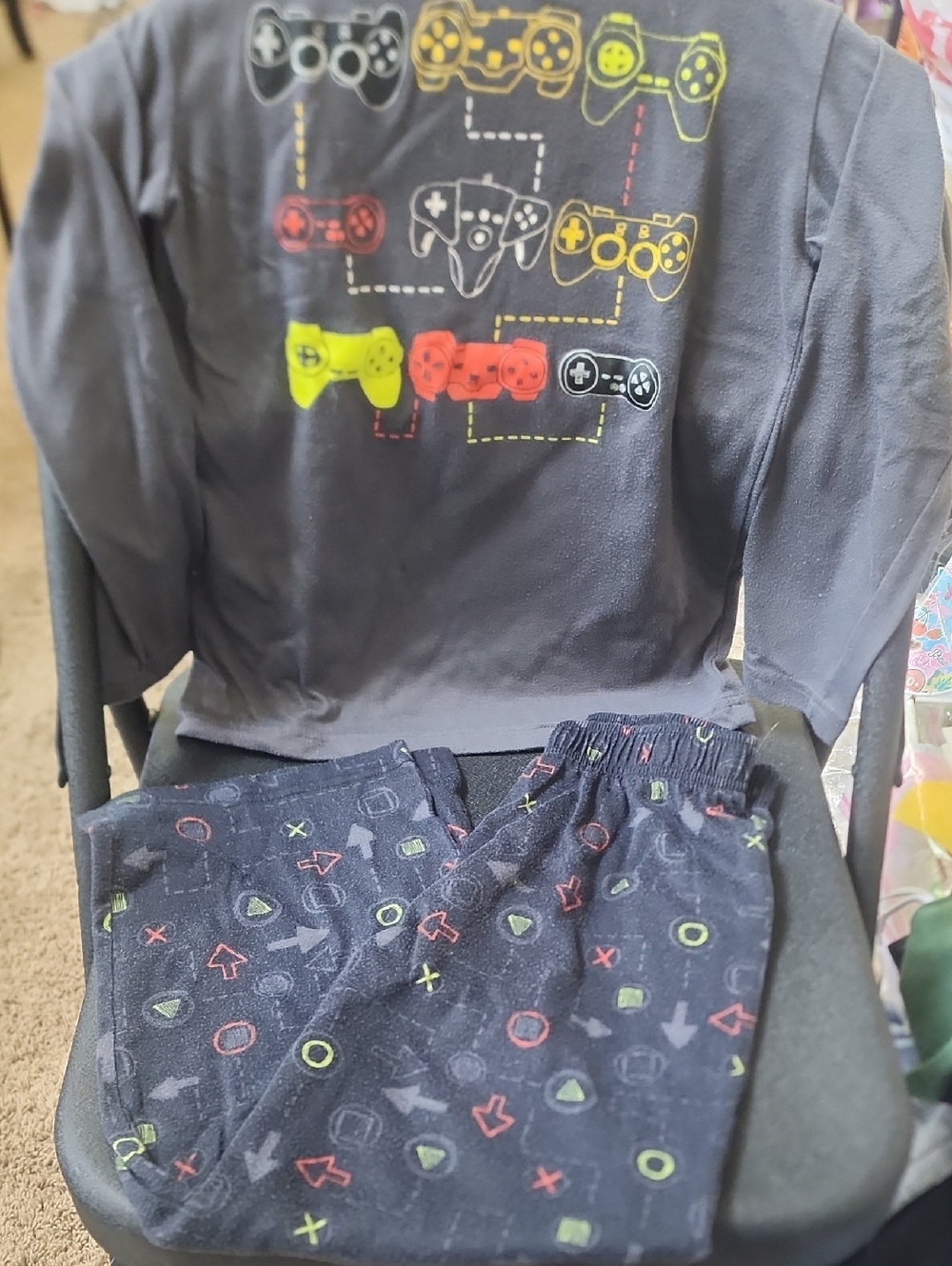 Sz S 6/7 Cherokee Black Gaming Sleepwear Set